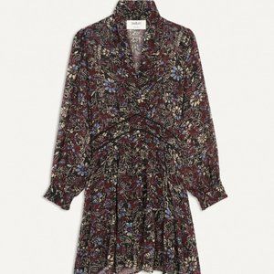 NWT Womens Dresses ba&sh Giani Dress Carbone Sz 0